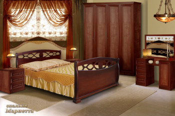 спальня "МАРИЕТТА"кровать из натурального дерева