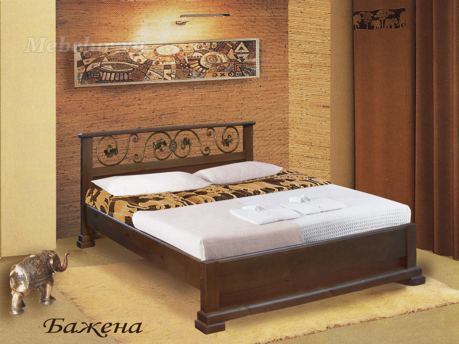 деревянная кровать "Бажена"