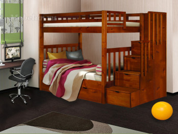 Двухэтажная кровать для мальчика и девочки